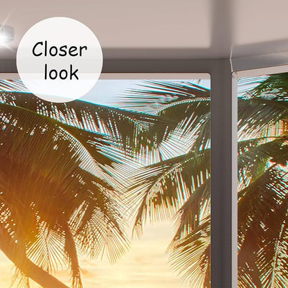 AFZEVEB-3D Landscape Wallpaper seafront verandahs Wall murals - Image 4
