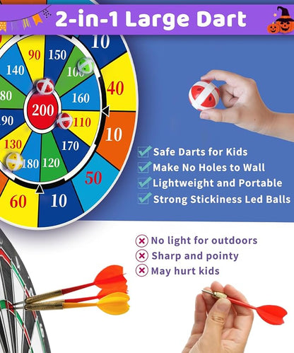 2 in 1 29" Large LED Dart Board - Image 2