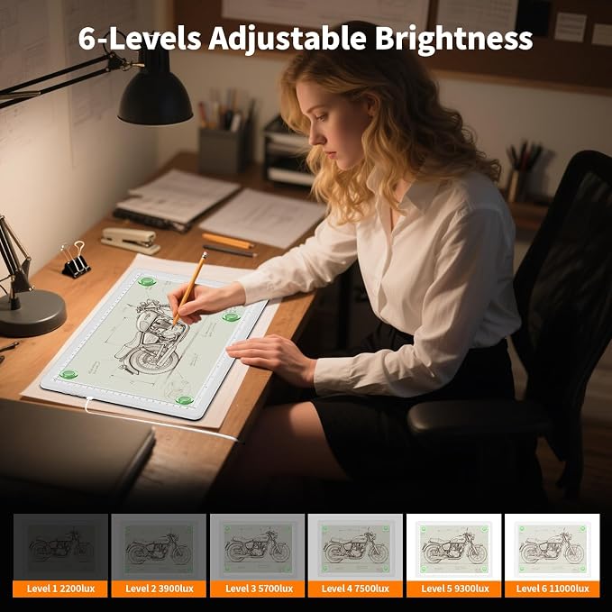 Elice Magnetic A4 Light Board for Diamond Painting, Ultra-Thin Tracing LED - Image 5