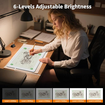 Elice Magnetic A4 Light Board for Diamond Painting, Ultra-Thin Tracing LED - Image 5