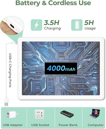 A4 Tracing Light Box for Drawing, Bawaslom Rechargeable Light Pad - Image 2