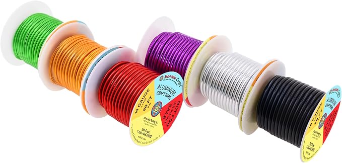 Mandala Crafts 10 Gauge Anodized Aluminum Craft Wire - Image 2