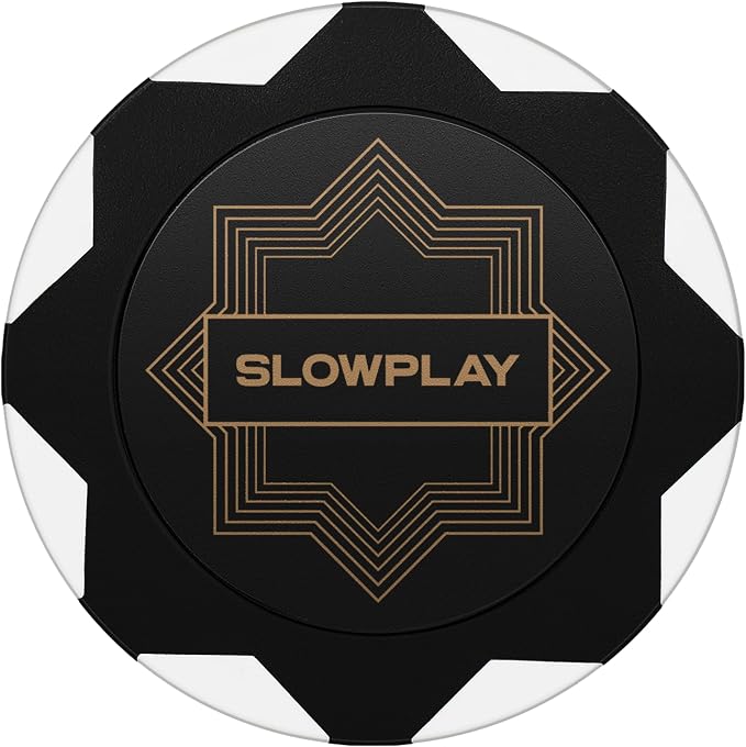 SLOWPLAY Nash Clay Poker Chips, 14 Grams Heavyweight Clay Composite, 40mm Large by SLOWPLAY