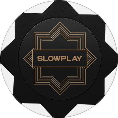 SLOWPLAY Nash Clay Poker Chips, 14 Grams Heavyweight Clay Composite, 40mm Large by SLOWPLAY