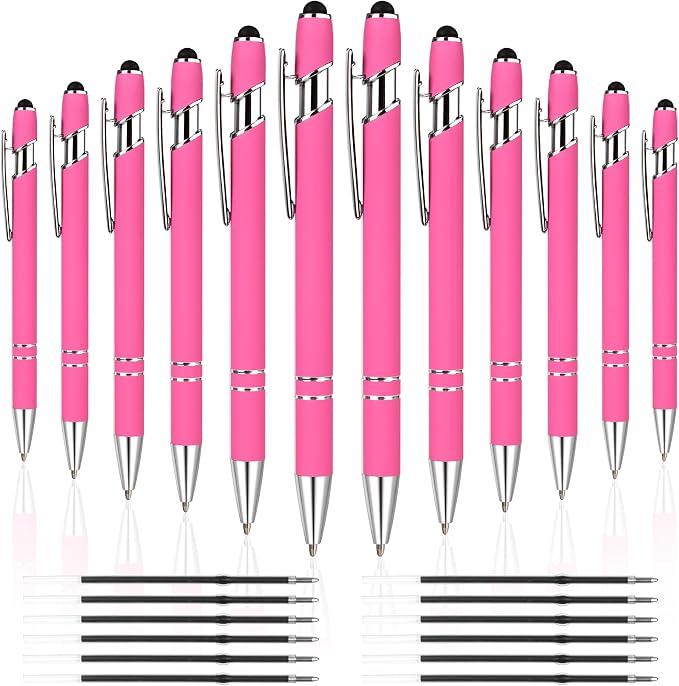 12 PCS 2 in 1 Stylus Ballpoint Pen by FIRCRE