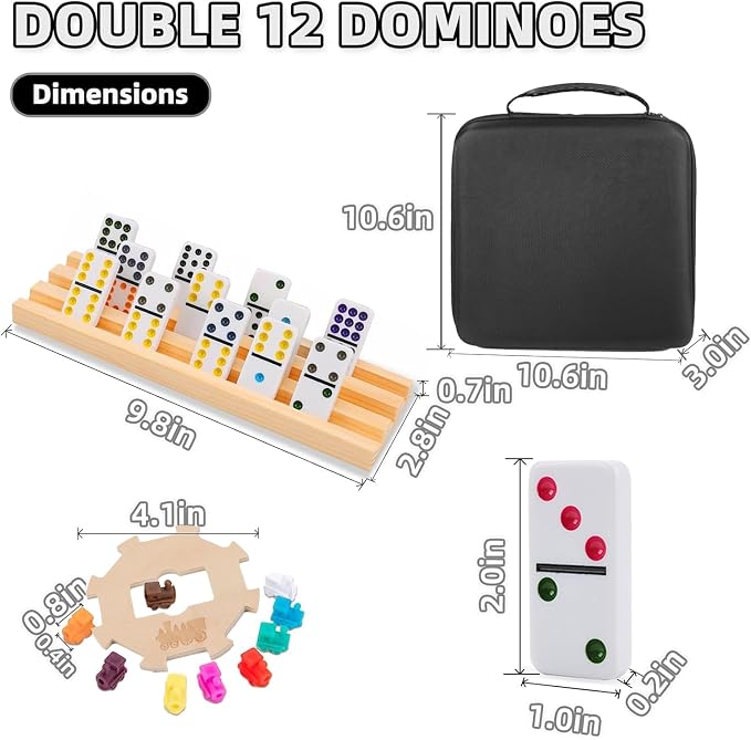 Upgraded Mexican Train Dominoes Set - Image 6