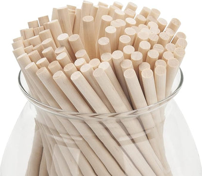 Wood Dowels Wooden Dowel Rods, Small Unfinished Hardwood Sticks - Image 4