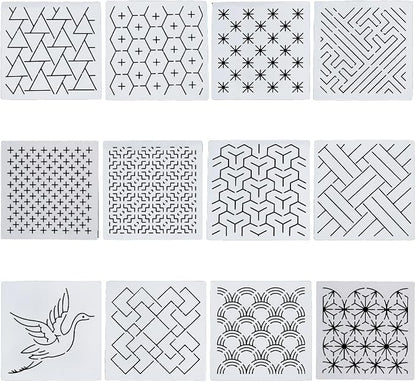 FREEBLOSS Embroidery Stencils by FreeandCreativeCraftsArt
