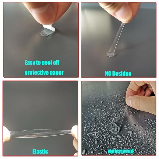 720 Pcs Sticky Tack Poster Stickers, Double Sided Sticky Round Clear Stickers - Image 3