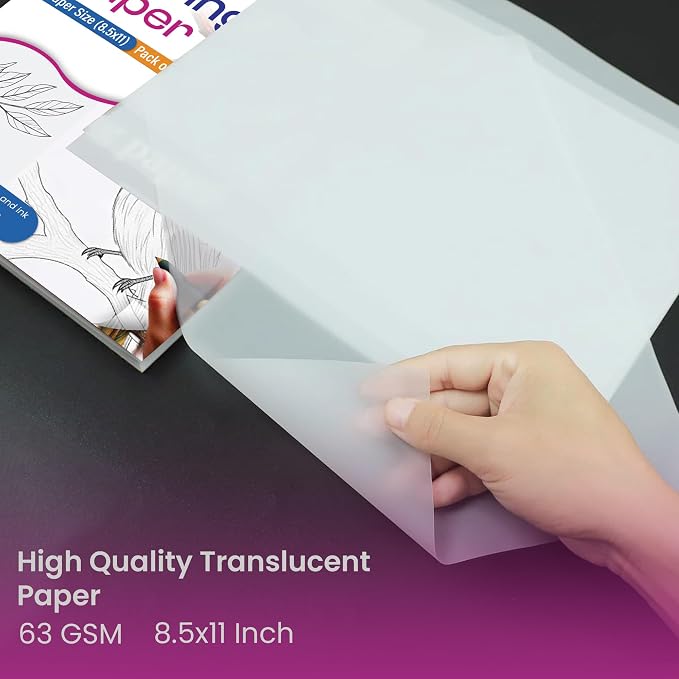 Tracing Paper 8.5 x 11 Inch - Image 6