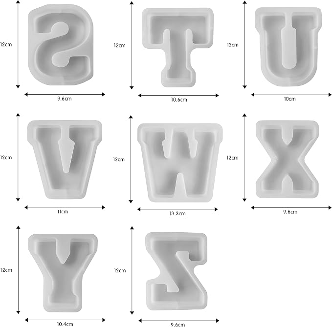 5 Inch Alphabet Mold - Image 4