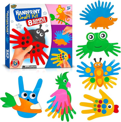 Arts and Crafts Kit for Toddlers Ages 3+ Years. Easy Animal Crafting for Kids by LearnClimb