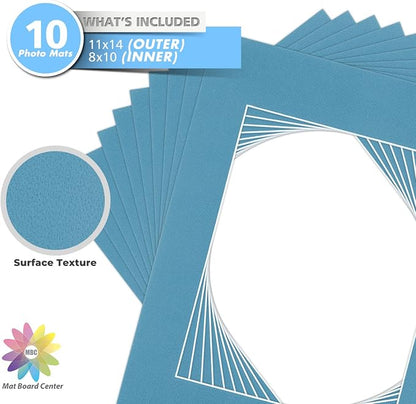 Mat Board Center, 11x14 for 8x10 Dynamic Blue Color Mats - Image 4