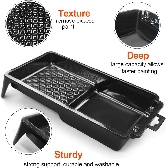 Great Andrew 24-Pack 4 Inch Paint Tray and Liners - Image 3