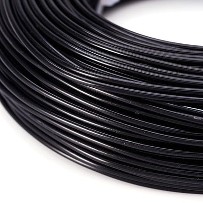Fashewelry 180 Feet 12 Gauge Aluminum Wire Black Bendable Metal Craft Wire - Image 5