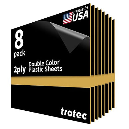 Trotec TroLase | 12"x12"x1/16", Guillotine | Made in USA by TrotecEngravingSupplies