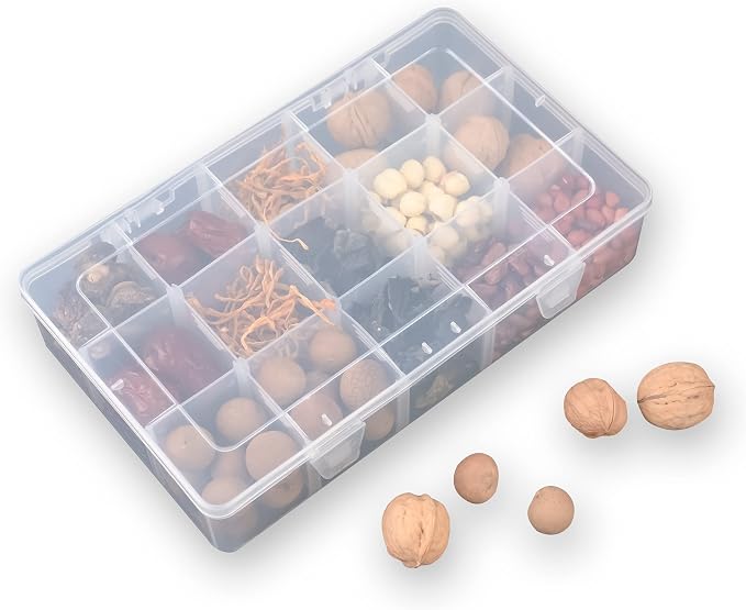 2 Pack Plastic Small Crafts Storage Boxes - Image 5
