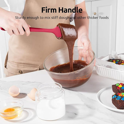 U-Taste Silicone Baking Spatula Set: 600ºF High Heat Resistant, Food Grade - Image 5