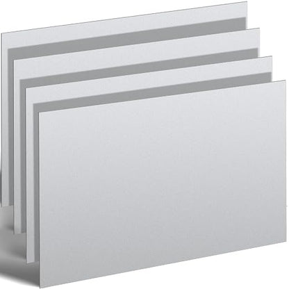 Hicarer 4 Pcs Mild Steel Sheet Cold Rolled 18 Gauge Metal Plate Weldable Metal by Hicarer