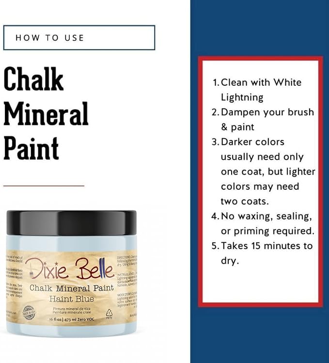 Dixie Belle Paint Company Chalk Finish Furniture Paint - Image 3