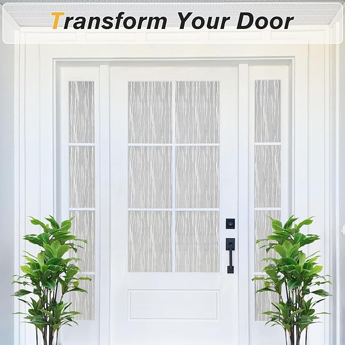 Haton Window Privacy Film, Frosted Glass Privacy Window Clings, Sun Blocking - Image 4