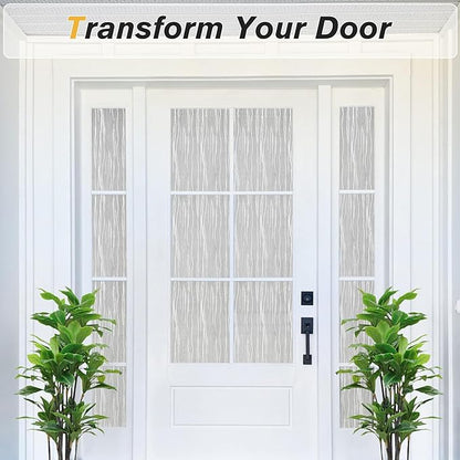 Haton Window Privacy Film, Frosted Glass Privacy Window Clings, Sun Blocking - Image 4