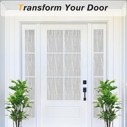 Haton Window Privacy Film, Frosted Glass Privacy Window Clings, Sun Blocking - Image 4