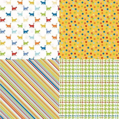 Cat Scrapbook Paper Pad:Cute Pet-Inspired Craft Paper Sheets, Decorative Kitten - Image 4