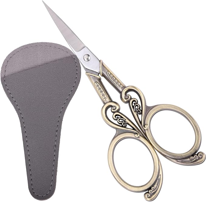 Embroidery Scissors, Small Sharp Precision Sewing Scissor by HITOPTY