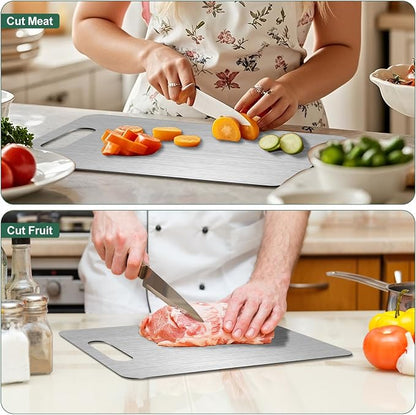 Titanium Cutting Board Set of 3, Premium Non-Slip, Food-Grade, Knife-Friendly - Image 6