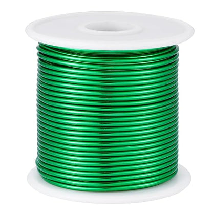 12 Gauge Green Aluminum Craft Wire by OZXCHIXU