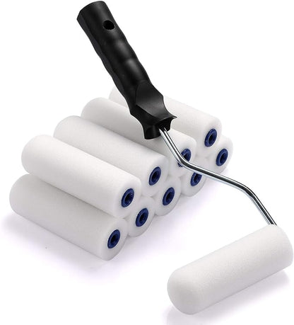 4 inch Paint Roller Covers, Foam Refill - Image 5