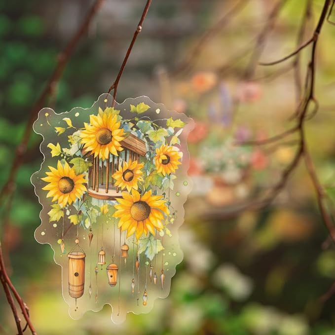 90Pcs Manor Fence PET Stickers, Vintage Garden and Floral Stickers - Image 4