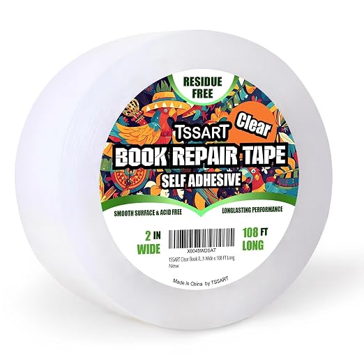 Clear Book Repair Tape by TSSART