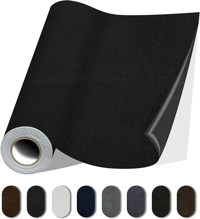 Fabric Repair Patches, 35X79 Inch Self-Adhesive Suede Patches Tape Durable by Lifeshoon