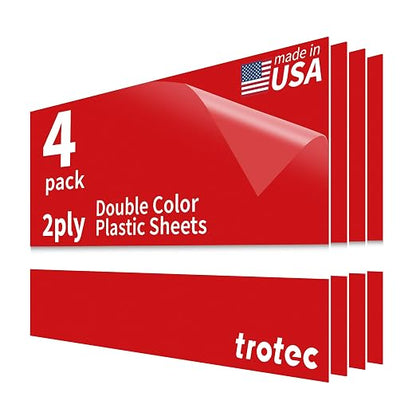 Trotec TroLase | 12"x20"x1/32", Guillotine | Made in USA by TrotecEngravingSupplies