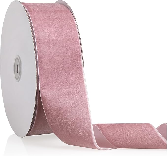 2" X 20 Yards Lavender Velvet Ribbon by Bomybaw
