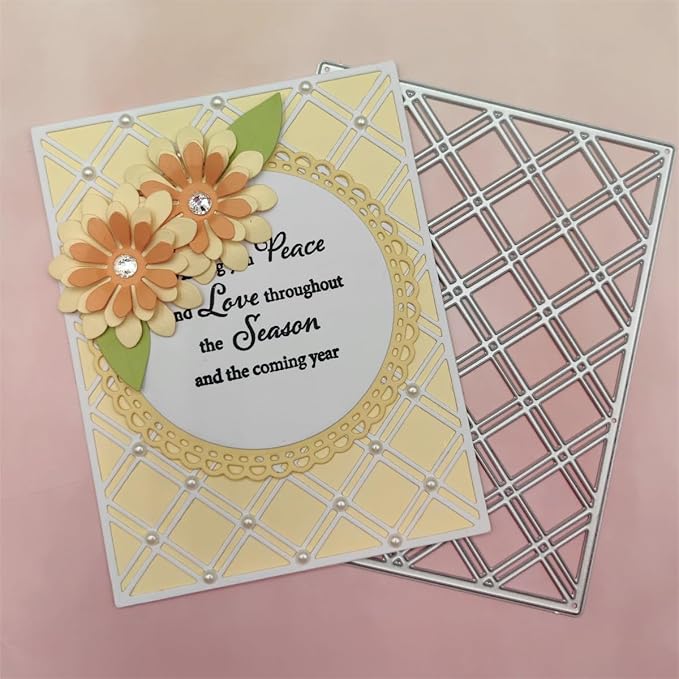 Cutting Dies Metal Stencils Scrapbooking Tools Flowers Lace Frame DIY Embossing by AMMSOCHY