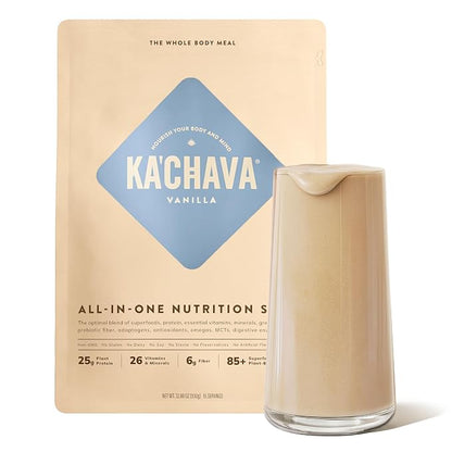 Ka’Chava Whole Body Meal Shake Vanilla 2 lb – Vegan Protein Powder by KaChava