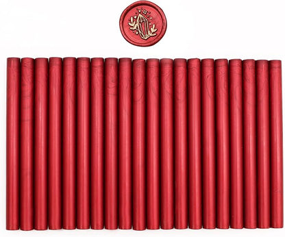 SWANGSA 20 Pieces Glue Gun Sealing Wax Sticks Metallic Red - Image 2