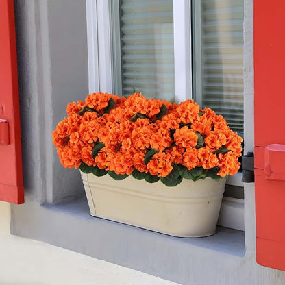 Hananona 12 Pcs Artificial Geranium Flowers - Image 6