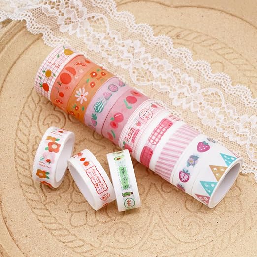 60 Rolls Cartoon Washi Tape Set Washi Tape Stickers Decorative Washi Tapes - Image 7