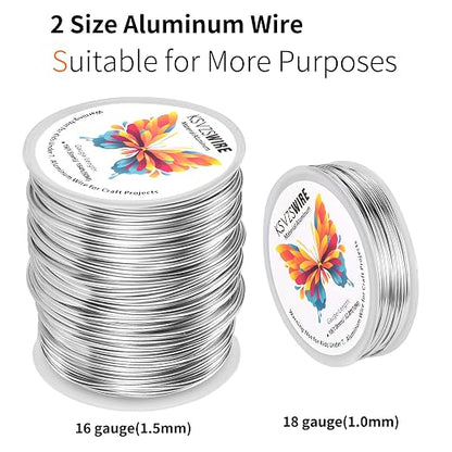 16 Gauge Aluminum Wire 164 Feet KSVZS Bendable Metal Wire - Image 8