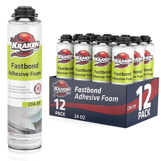 Kraken Bond Fastbond Spray Foam Adhesive by KRAKENBOND