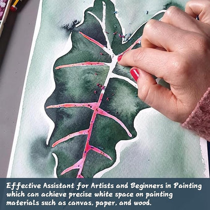 Masking Fluid for Watercolor Painting 60ml Red - Image 7