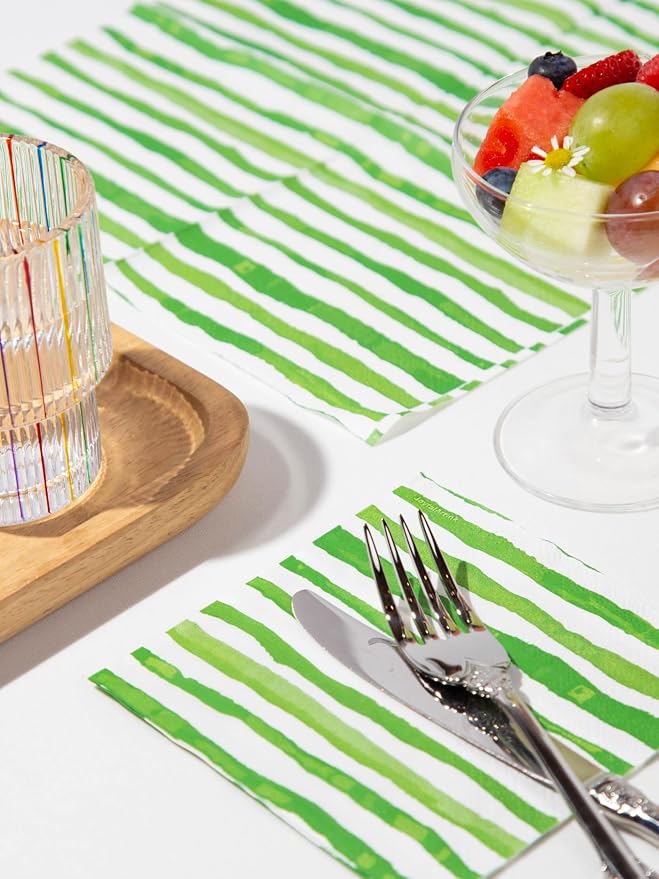 80 Pack Designer Cocktail Beverage Napkins, 3-Ply 5x5-inches Disposable - Image 9