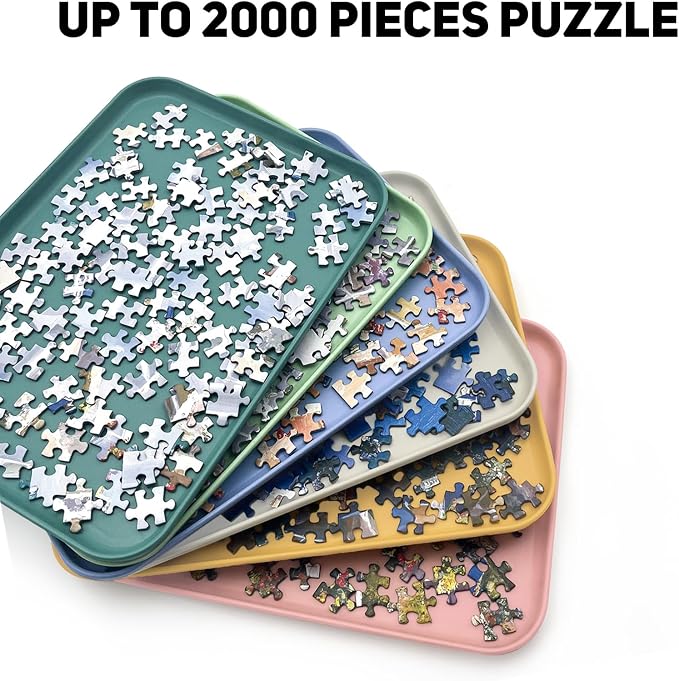 12" x 8.7" Puzzle Sorting Trays - Image 2