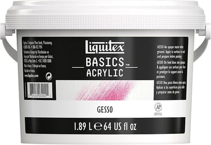 Liquitex BASICS Gesso Surface Prep Medium, 1.89L Tub by Liquitex