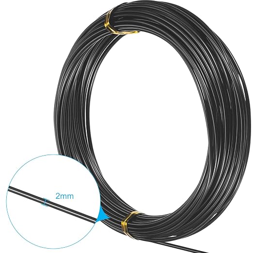 TecUnite Aluminum Craft Wire for Sculpting Armature Bendable Craft Wire for DIY - Image 2