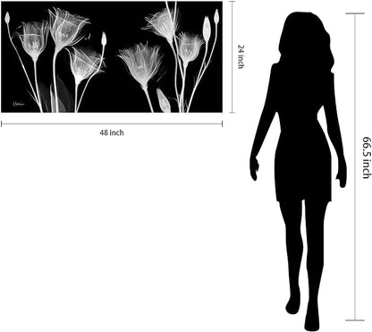 Empire Art Direct Frameless Free Floating Tempered Glass Panel Graphic Flower - Image 8